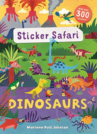 Sticker Safari: Dinosaurs - Mandy Archer [KSIĄŻKA]