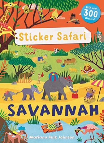 Sticker Safari: Savannah - Mandy Archer [KSIĄŻKA]