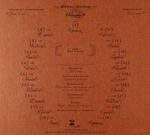 Uri Caine Plays Masada Book Two: Moloch: Book of Angels Vol. 6 [CD]