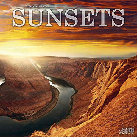 Sunsets 2021 Calendar (Square) [KSIĄŻKA]