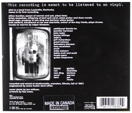 Slint: Tweez [CD]