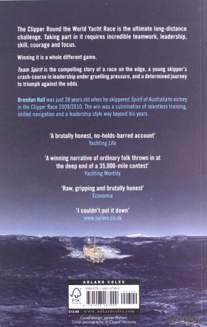 Team Spirit: Life and leadership on one of the world's toughest yacht races - Brendan Hall [KSIĄŻKA]