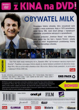 Obywatel Milk [DVD]+[książka]