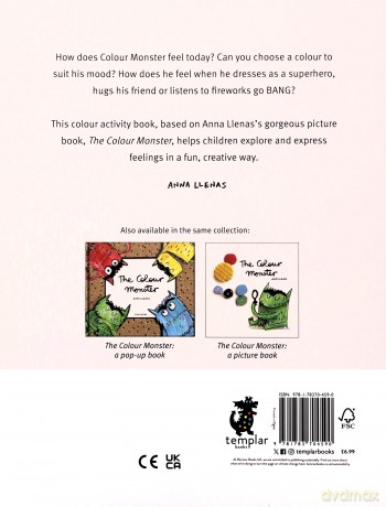 The Colour Monster: A Colour Activity Book - Anna Llenas [KSIĄŻKA]