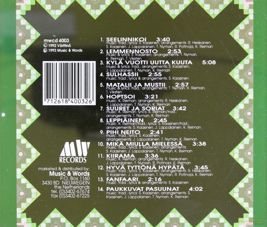 Värttinä: Seleniko [CD]