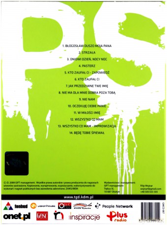 TGD (Trzecia Godzina Dnia): PS [DVD]+[CD] 