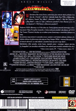 Armageddon (polski lektor) [DVD]