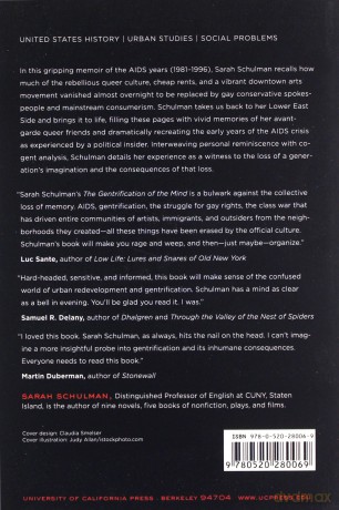 The Gentrification of the Mind: Witness to a Lost Imagination - Sarah Schulman [KSIĄŻKA]