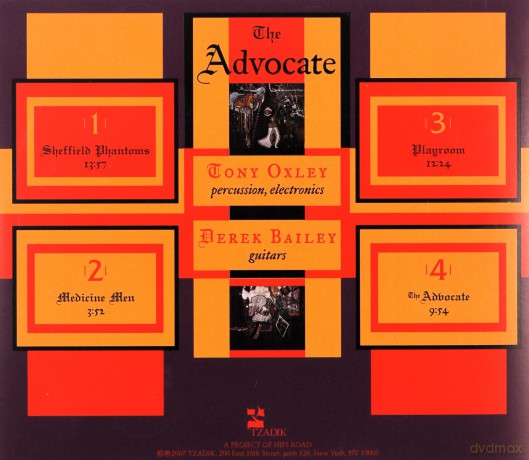 Tony Oxley, Derek Bailey: The Advocate [CD]