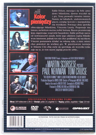 Kolor pieniędzy (polski lektor) [DVD]