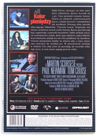 Kolor pieniędzy (polski lektor) [DVD]