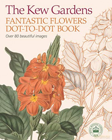 The Kew Gardens Fantastic Flowers Dot-to-Dot Book (Kew Gardens Art & Activities) - David Woodroffe [KSIĄŻKA]