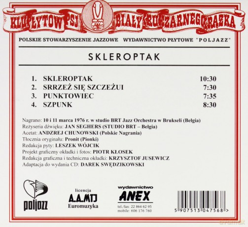 Jan Ptaszyn Wróblewski: Skleroptak (digipack) [CD]