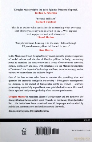 The Madness of Crowds: Gender, Race and Identity; THE SUNDAY TIMES BESTSELLER - Douglas Murray [KSIĄŻKA]