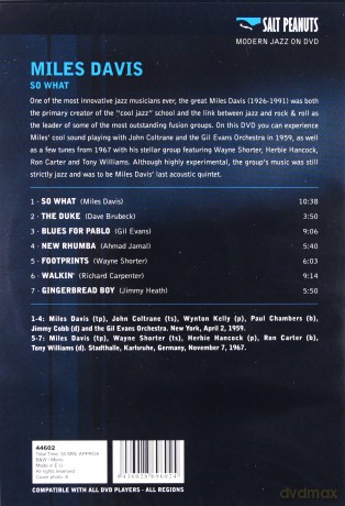 Miles Davis: So What [DVD]