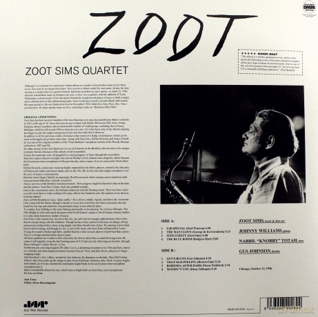 Zoot Sims Quartet: Zoot [Winyl]
