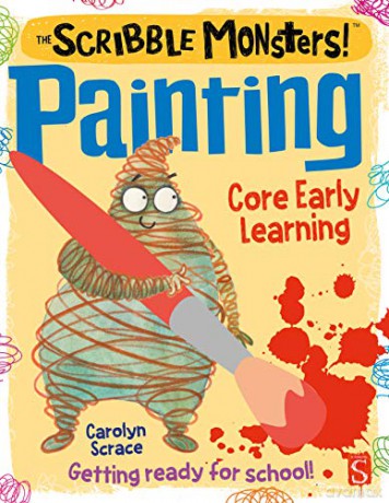 The Scribble Monsters Painting Activity Book - Carolyn Scrace [KSIĄŻKA]