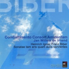 Combattimento Consort Amsterdam, Jan Willem de Vriend: Heinrich Ignaz Franz von Biber: Sonatae Tam Aris Quam Aulis Servien [CD]
