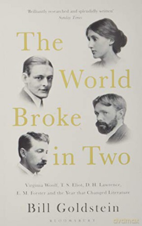 The World Broke in Two: Virginia Woolf, T. S. Eliot, D. H. Lawrence, E. M. Forster and the Year that Changed Literature - Bill Goldstein [KSIĄŻKA]