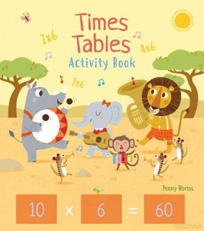 Times Tables Activity Book (Arcturus Maths Skills Workbooks) - Penny Worms [KSIĄŻKA]