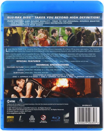 Dynastia Tudorów sezon 1 [BOX] [3xBlu-Ray]