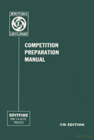 TRIUMPH SPITFIRE COMPETITION PREPARATION MANUAL [KSIĄŻKA]