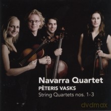 Navarra Quartet: Peteris Vasks: String Quartets nos. 1-3 [CD]