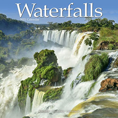 Waterfalls 2021 Calendar (Square) [KSIĄŻKA]