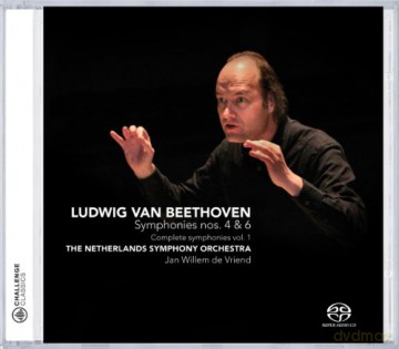 Netherlands Symphony Orchestra, Jan Willem de Vriend: Ludwig van Beethoven: Symphonies nos. 4 & 6 (Complete Symphonies vol.1) (Hybrid) [SACD]
