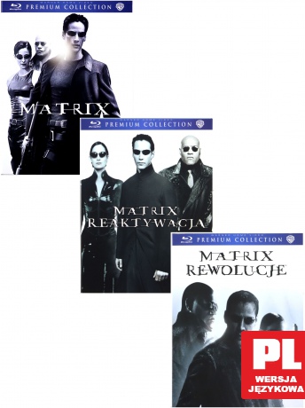 Matrix Trylogia: Matrix / Matrix Reaktywacja / Matrix Rewolucje Pakiet [3xBlu-Ray]