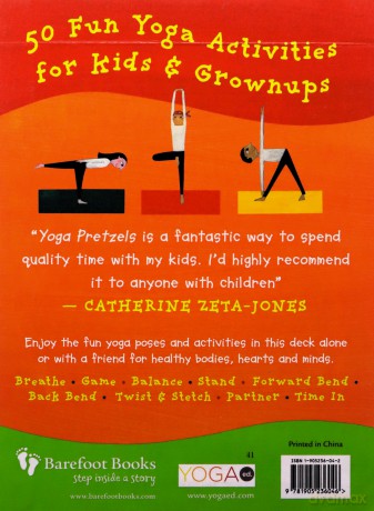 Yoga Pretzels: 50 Fun Yoga Activities for Kids and Grownups (Yoga Cards) - Tara Guber [KSIĄŻKA]