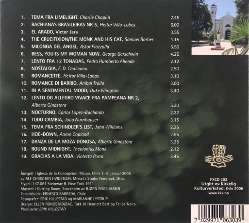 Aage Kvalbein: Miracles from the new world [CD]