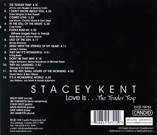 Stacey Kent: The Tender Trap [CD]