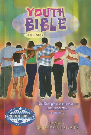 Youth Bible: Contemporary English Version, Youth Bible Global Edition With Teen Cover - American Bible Society [KSIĄŻKA]