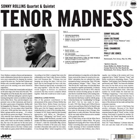 Sonny Rollins: Tenor Madness [Winyl]