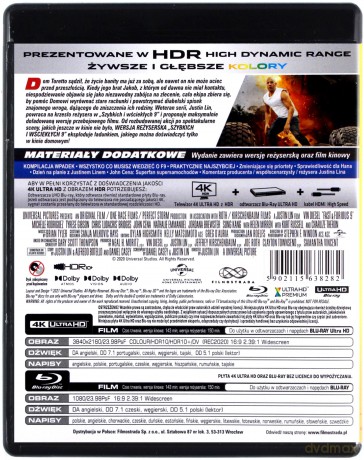 Szybcy i wściekli 9 (wersja reżyserska + wersja kinowa) [Blu-Ray 4K]+[Blu-Ray]