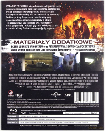 Noc oczyszczenia: Żegnaj Ameryko [Blu-Ray]