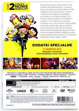 Minionki: Wejście Gru [DVD]
