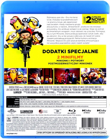 Minionki: Wejście Gru [Blu-Ray]