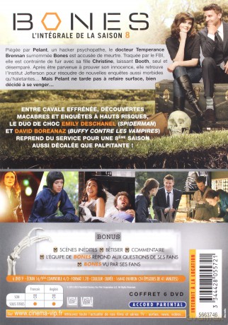 Bones Season 8 (Kości) [BOX] [6DVD]