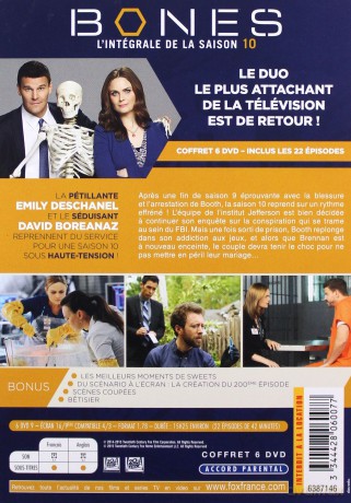 Bones Season 10 (Kości) [6DVD]