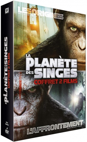 Rise of the Planet of the Apes / Dawn of the Planet of the Apes (Geneza planety małp / Ewolucja planety małp) [BOX] [2DVD]