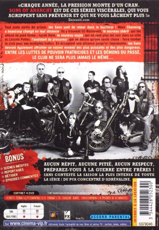Sons of Anarchy Season 4 (Synowie Anarchii) [4DVD]