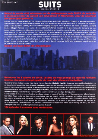 Suits Season 1-8 (W garniturach) [BOX] [31DVD]