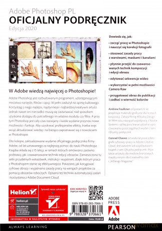 Adobe Photoshop PL. Oficjalny podręcznik 2020 - Andrew Faulkner, Conrad Chavez [KSIĄŻKA]