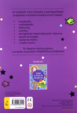 Księga krzyżówek i łamigłówek 2 [KSIĄŻKA]