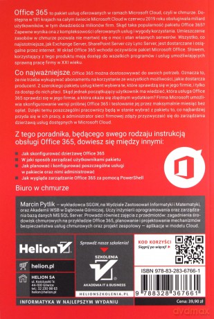 Wdrożenie Office 365 w małej organizacji krok po kroku - Marcin Pytlik [KSIĄŻKA]