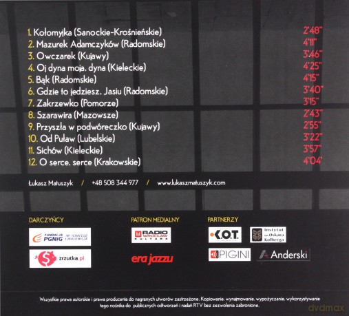 Łukasz Matuszyk: Bagaż II - zdarzenia ludowe (digipack) [CD]