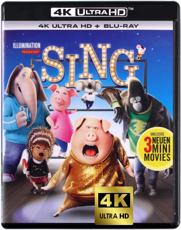 Sing [Blu-Ray 4K]+[Blu-Ray]