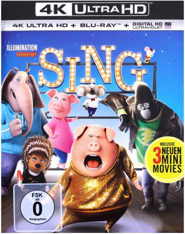 Sing [Blu-Ray 4K]+[Blu-Ray]